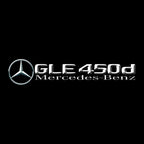 MERCEDES BENZ LOGO PROJECTOT LIGHTS Nr.03 (cantidad 1 = 1 juego/2 luces de puerta)