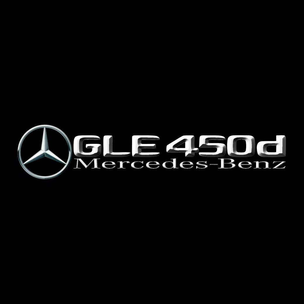 MERCEDES BENZ LOGO PROJECTOT LIGHTS Nr.03 (cantidad 1 = 1 juego/2 luces de puerta)