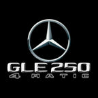 أضواء بروجكتور شعار MERCEDES BENZ رقم 03 (الكمية 1 = 1 مجموعة / 2 أضواء باب)