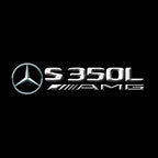 أضواء بروجكتور شعار MERCEDES BENZ رقم 03 (الكمية 1 = 1 مجموعة / 2 أضواء باب)