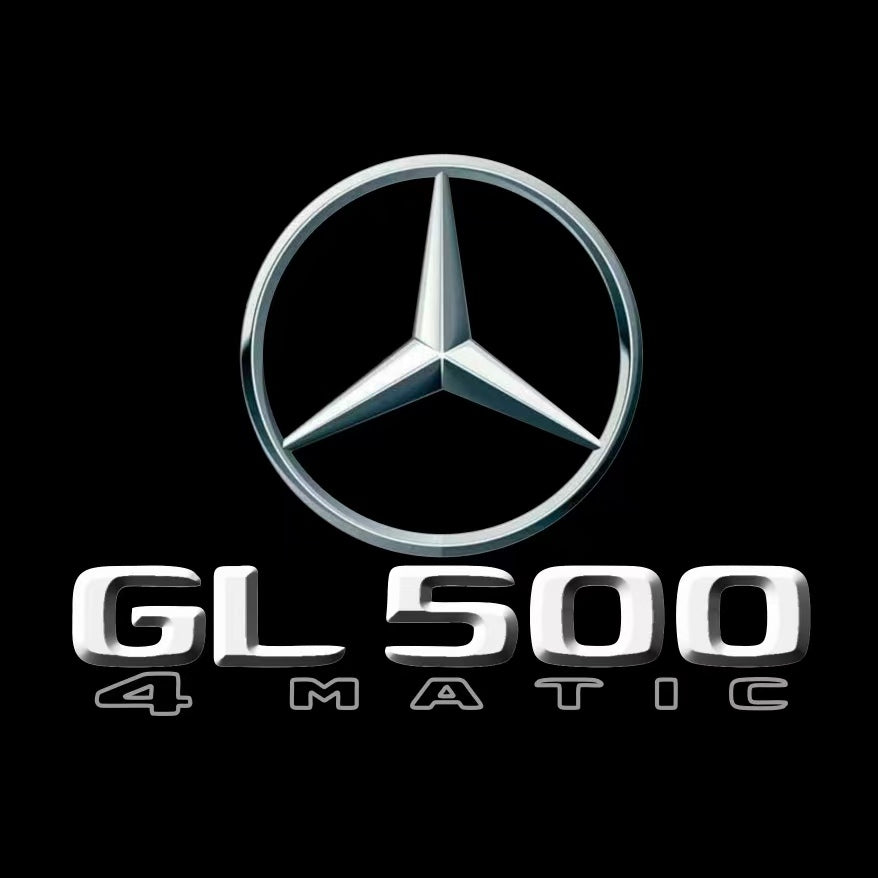 أضواء بروجكتور شعار MERCEDES BENZ رقم 03 (الكمية 1 = 1 مجموعة / 2 أضواء باب)