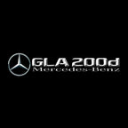 أضواء بروجكتور شعار MERCEDES BENZ رقم 03 (الكمية 1 = 1 مجموعة / 2 أضواء باب)