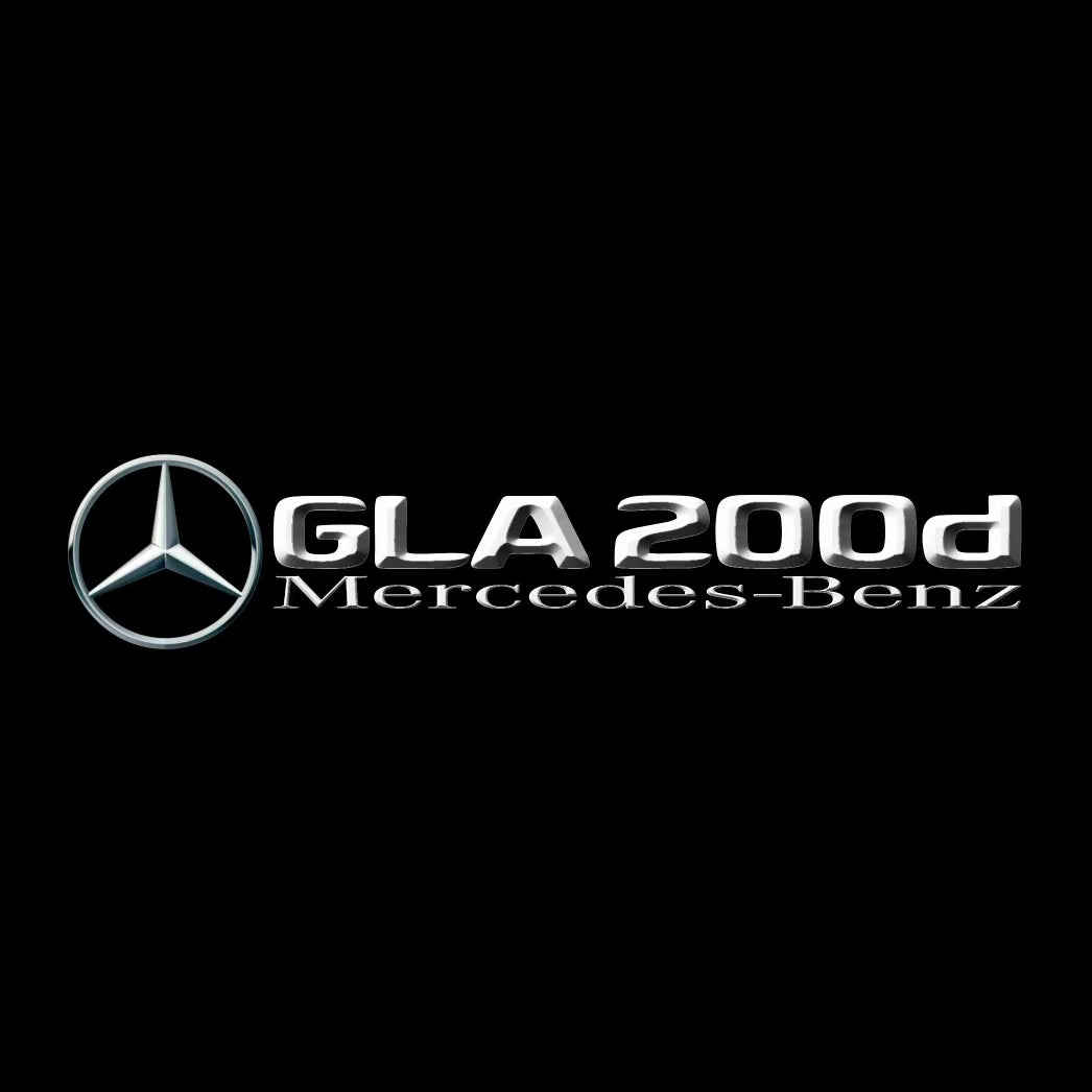 أضواء بروجكتور شعار MERCEDES BENZ رقم 03 (الكمية 1 = 1 مجموعة / 2 أضواء باب)