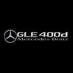 LUCI PROIETTORI LOGO MERCEDES BENZ Nr.03 (quantità 1 = 1 set / 2 luci porta)
