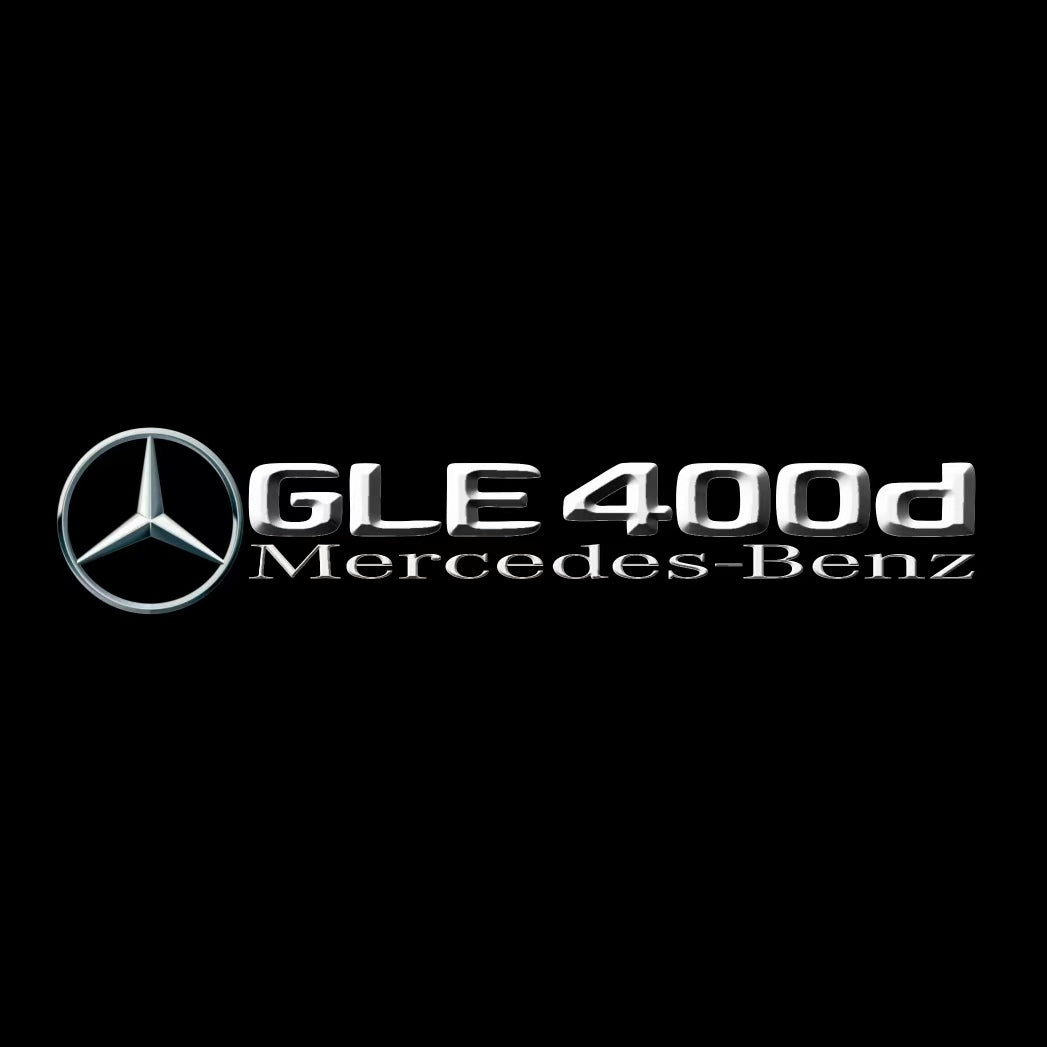 LUCI PROIETTORI LOGO MERCEDES BENZ Nr.03 (quantità 1 = 1 set / 2 luci porta)