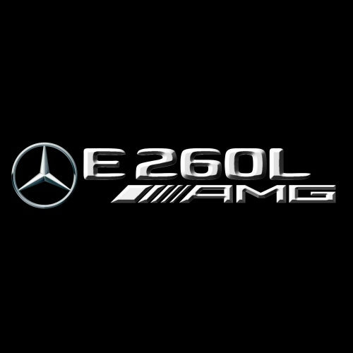 أضواء بروجكتور شعار MERCEDES BENZ رقم 03 (الكمية 1 = 1 مجموعة / 2 أضواء باب)