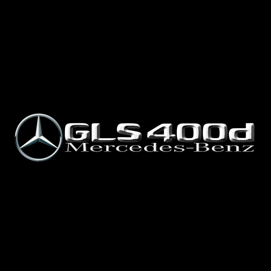 أضواء بروجكتور شعار MERCEDES BENZ رقم 03 (الكمية 1 = 1 مجموعة / 2 أضواء باب)