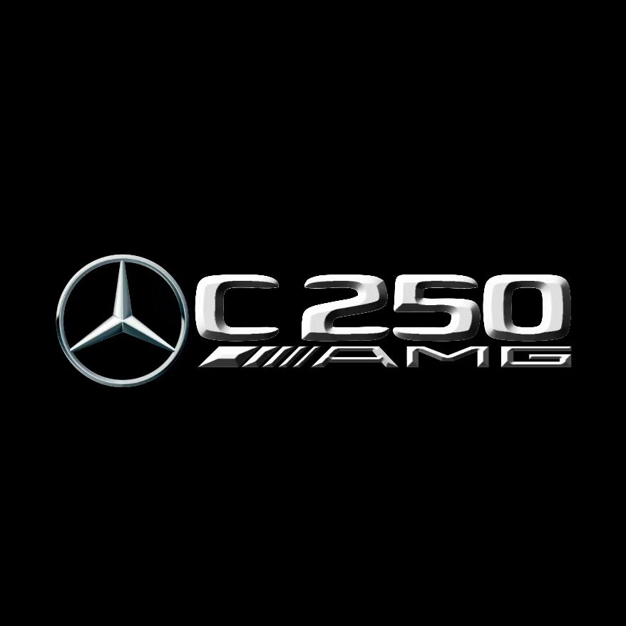 LUCI PROIETTORI LOGO MERCEDES BENZ Nr.03 (quantità 1 = 1 set / 2 luci porta)