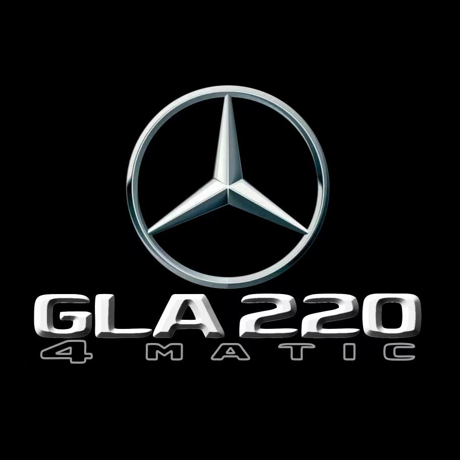 أضواء بروجكتور شعار MERCEDES BENZ رقم 03 (الكمية 1 = 1 مجموعة / 2 أضواء باب)