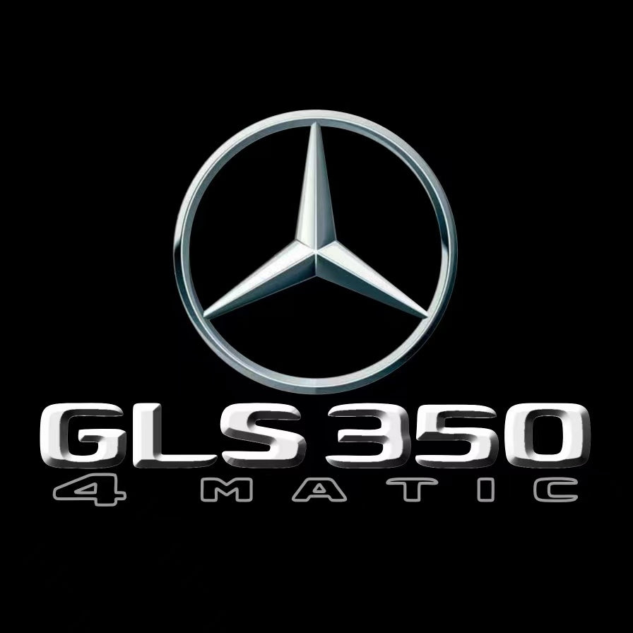 أضواء بروجكتور شعار MERCEDES BENZ رقم 03 (الكمية 1 = 1 مجموعة / 2 أضواء باب)