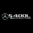 أضواء بروجكتور شعار MERCEDES BENZ رقم 03 (الكمية 1 = 1 مجموعة / 2 أضواء باب)