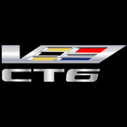 CADILLAC CT6 LOGO PROJECTOT LIGHTS Nr.9752 (quantity 1 = 2 Logo Films /2 door lights）