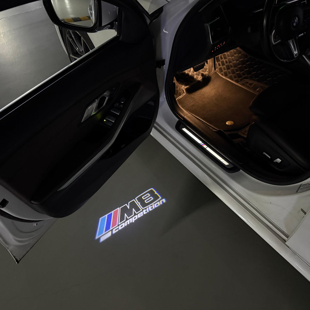 BMW M3 LOGO PROJECTOT LIGHTS Nr.24 (quantità 1 = 1 set/2 luci porta)