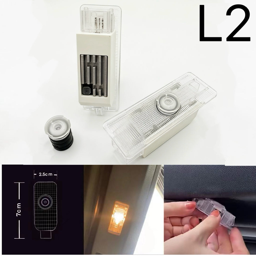 BMW LOGO PROJECTOT LIGHTS Nr.10 (cantidad 1 = 1 juego/2 luces de puerta)