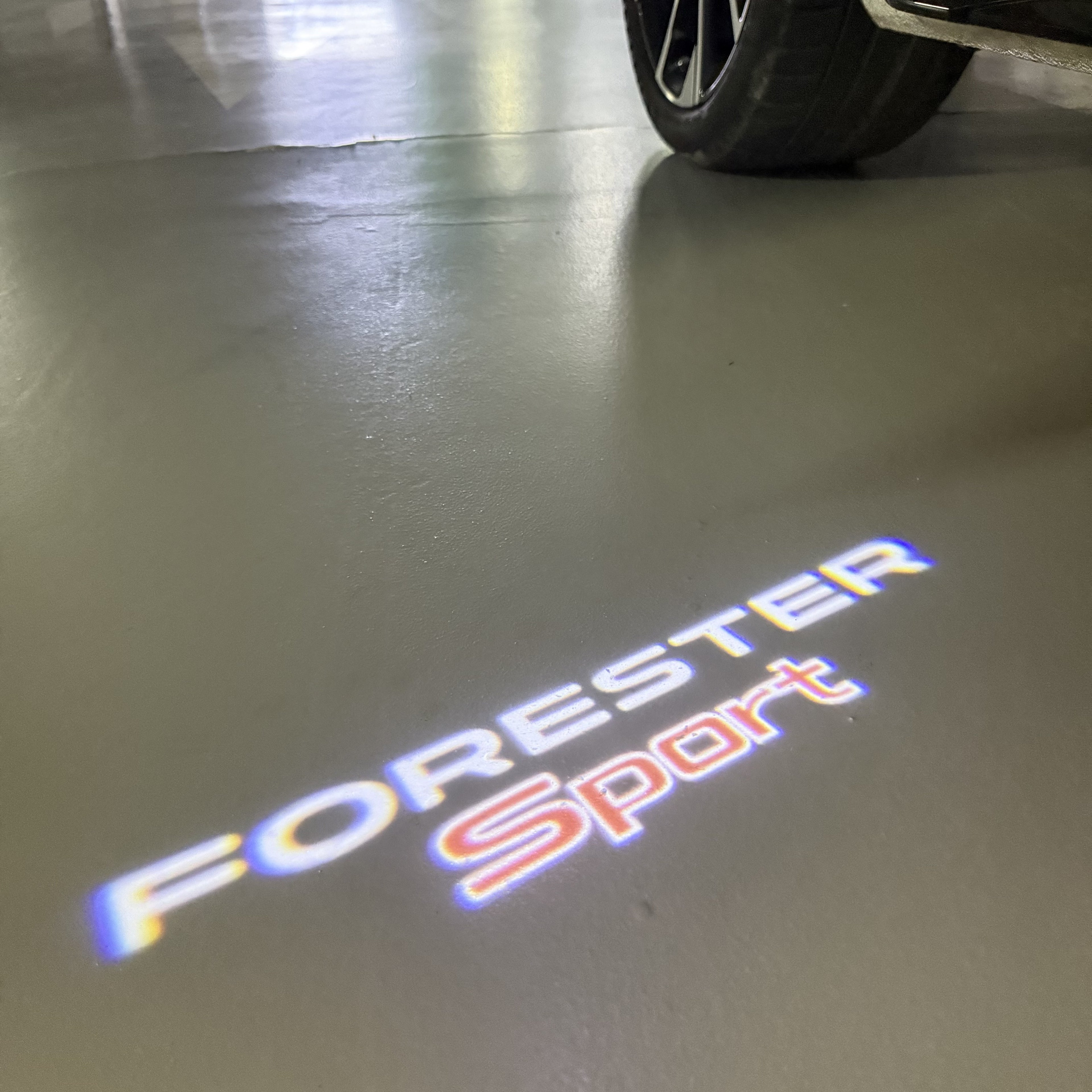 SUBARU FORESTER LOGO PROJECROTR LIGHTS (quantity 1 = 1 sets/2 door lights) Nr.03A29