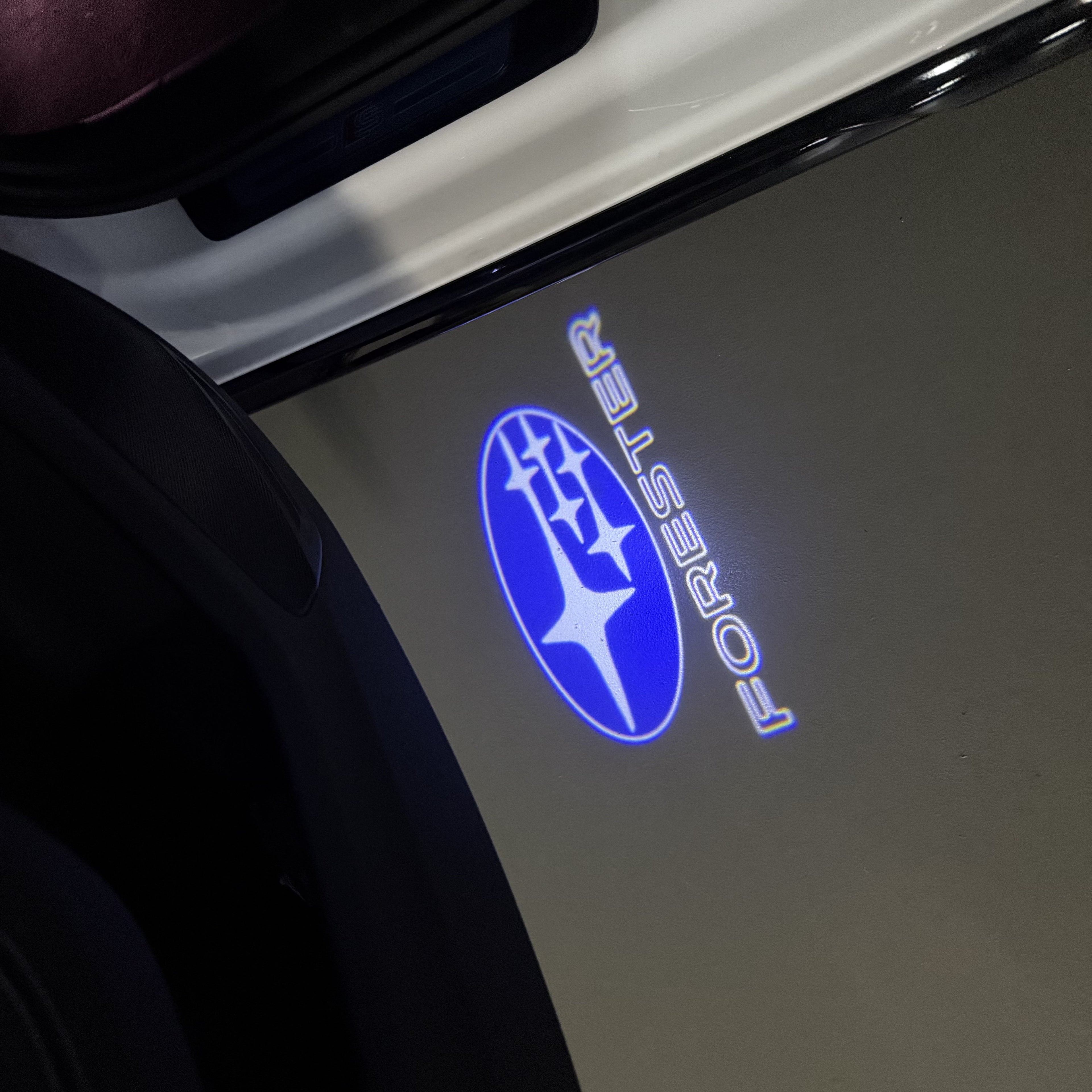 SUBARU FORESTER LOGO PROJECROTR LIGHTS (quantity 1 = 1 sets/2 door lights) Nr.03A35