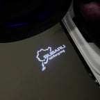 SUBARU ORIGINAL LOGO PROJECROTR LIGHTS (quantity 1 = 1 sets/2 door lights) Nr.03A5