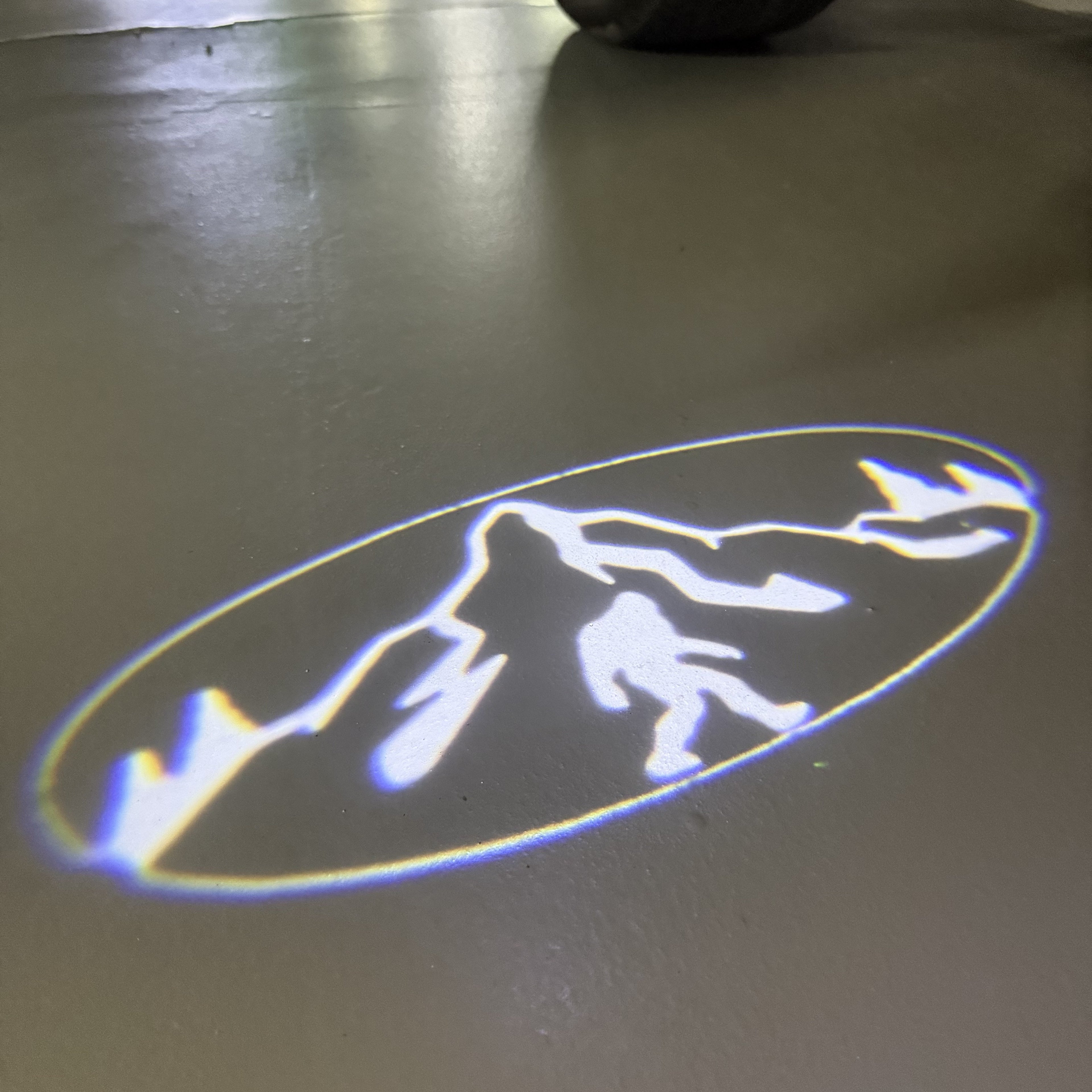 SUBARU ORIGINAL LOGO PROJECROTR LIGHTS (quantity 1 = 1 sets/2 door lights) Nr.03A4