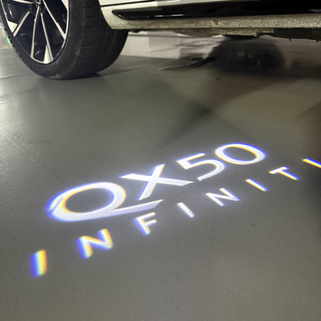 INFINTI QX56 LOGO PROJECROTR LIGHTS Nr.74 (Menge 1 = 1 Sets/2 Türleuchten)