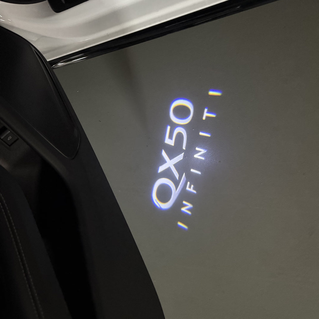 INFINTI QX56 LOGO PROJECROTR LIGHTS Nr.74 (Menge 1 = 1 Sets/2 Türleuchten)