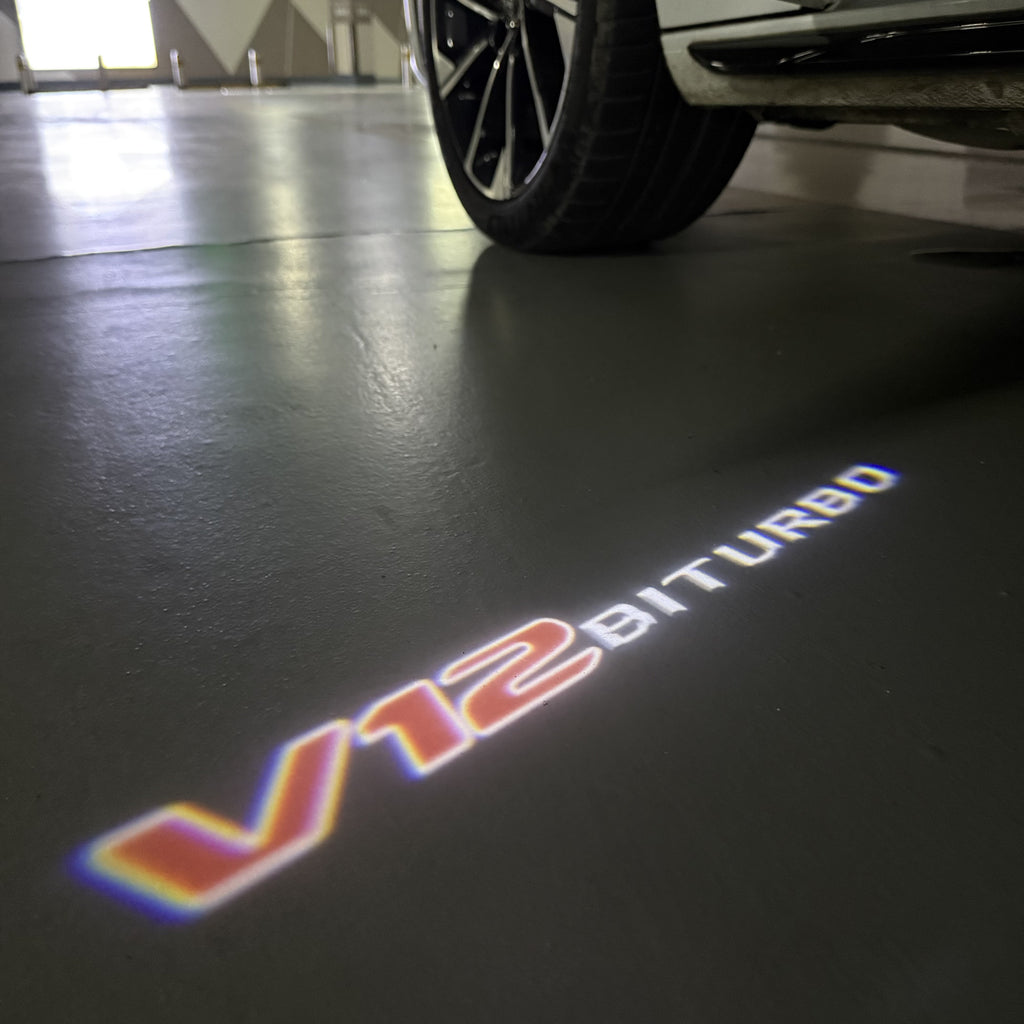 أضواء بروجكتور شعار MERCEDES BENZ رقم 03 (الكمية 1 = 1 مجموعة / 2 أضواء باب)