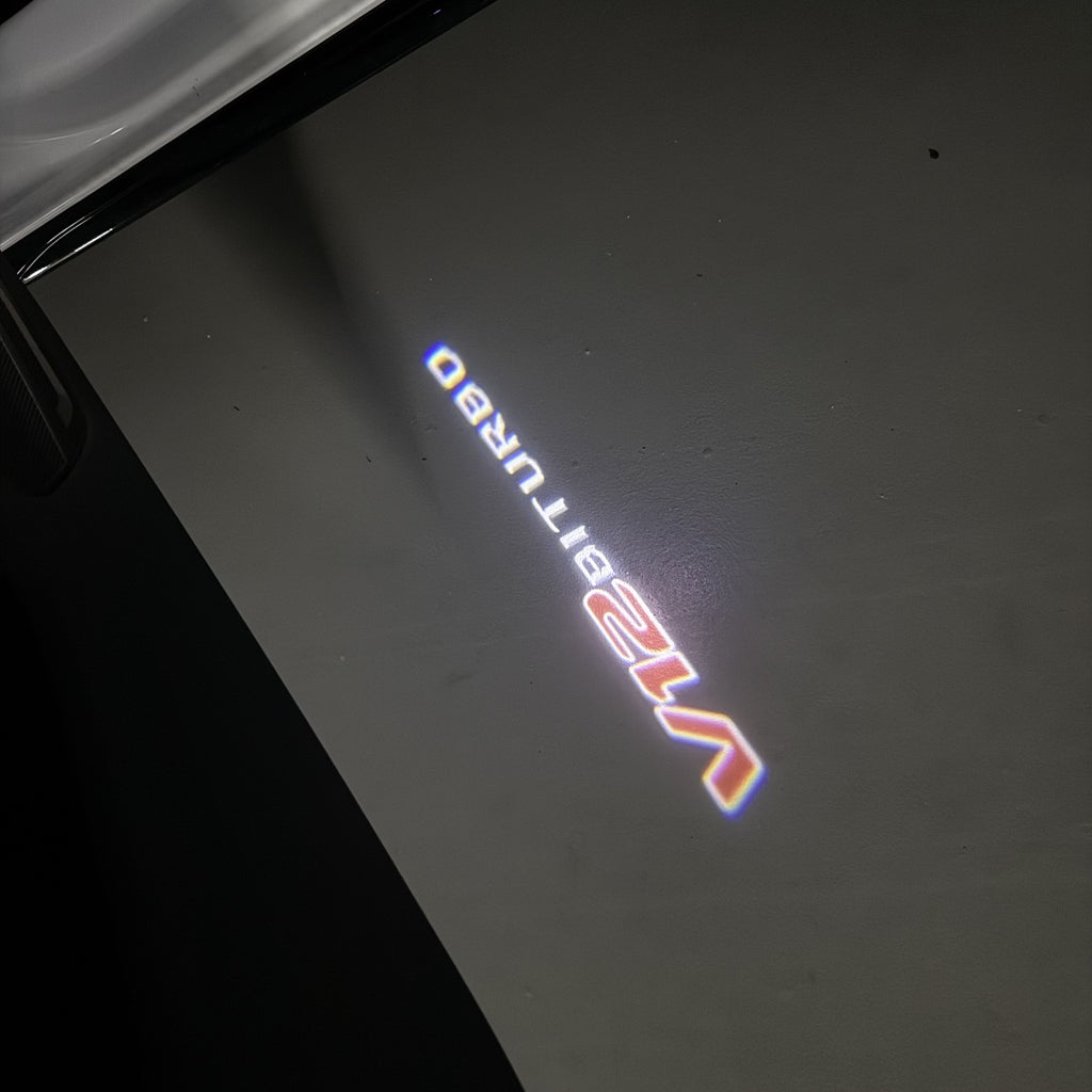 أضواء بروجكتور شعار MERCEDES BENZ رقم 03 (الكمية 1 = 1 مجموعة / 2 أضواء باب)