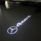 أضواء بروجكتور شعار MERCEDES BENZ رقم 03 (الكمية 1 = 1 مجموعة / 2 أضواء باب)