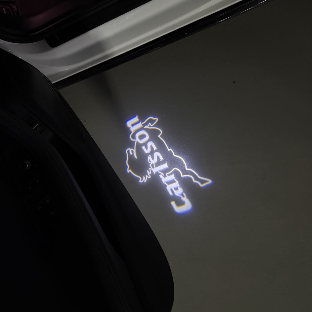 أضواء بروجكتور شعار MERCEDES BENZ رقم 03 (الكمية 1 = 1 مجموعة / 2 أضواء باب)