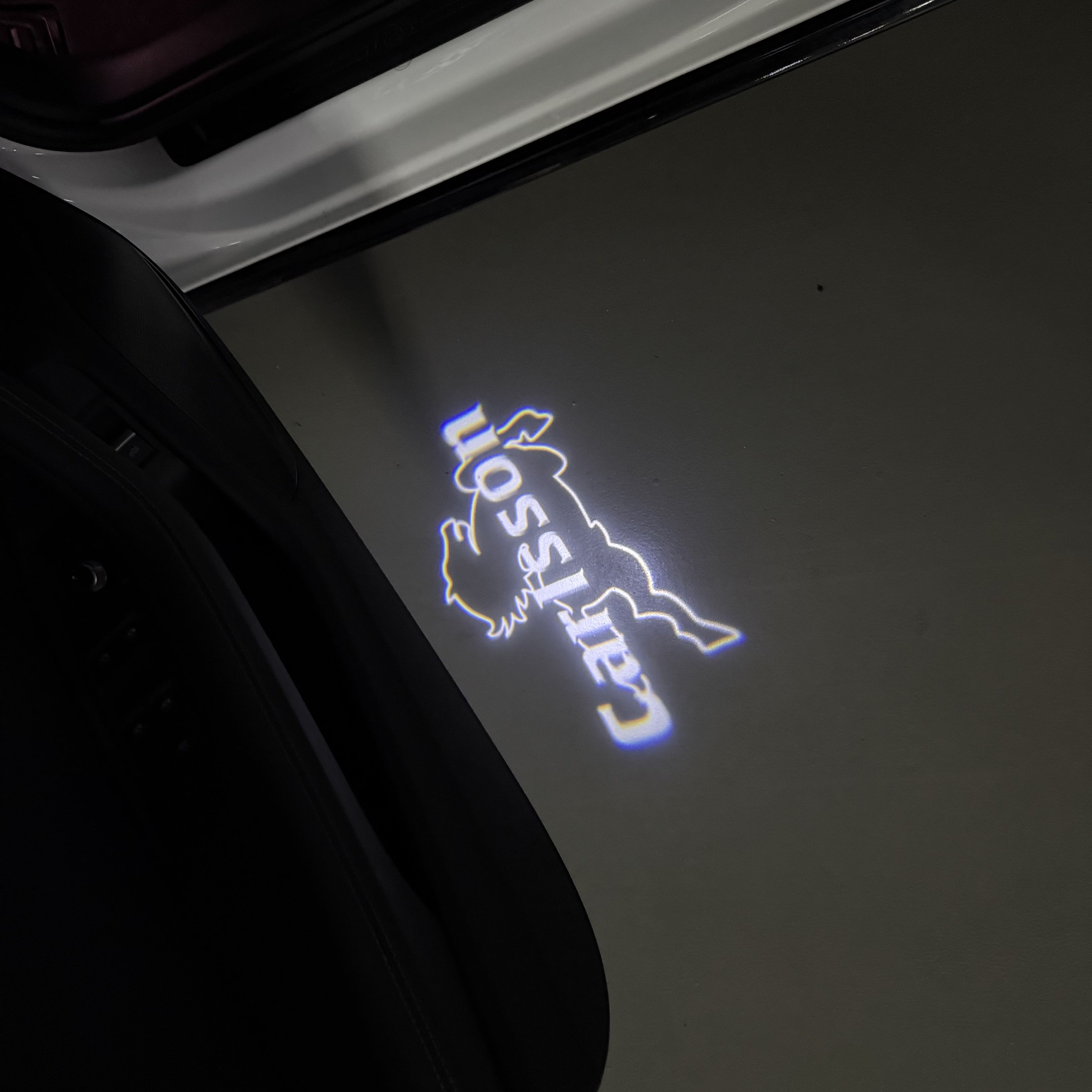 أضواء بروجكتور شعار MERCEDES BENZ رقم 03 (الكمية 1 = 1 مجموعة / 2 أضواء باب)