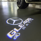 أضواء بروجكتور شعار MERCEDES BENZ رقم 03 (الكمية 1 = 1 مجموعة / 2 أضواء باب)