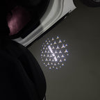 LUCI PROIETTORI LOGO MERCEDES BENZ Nr.03 (quantità 1 = 1 set / 2 luci porta)