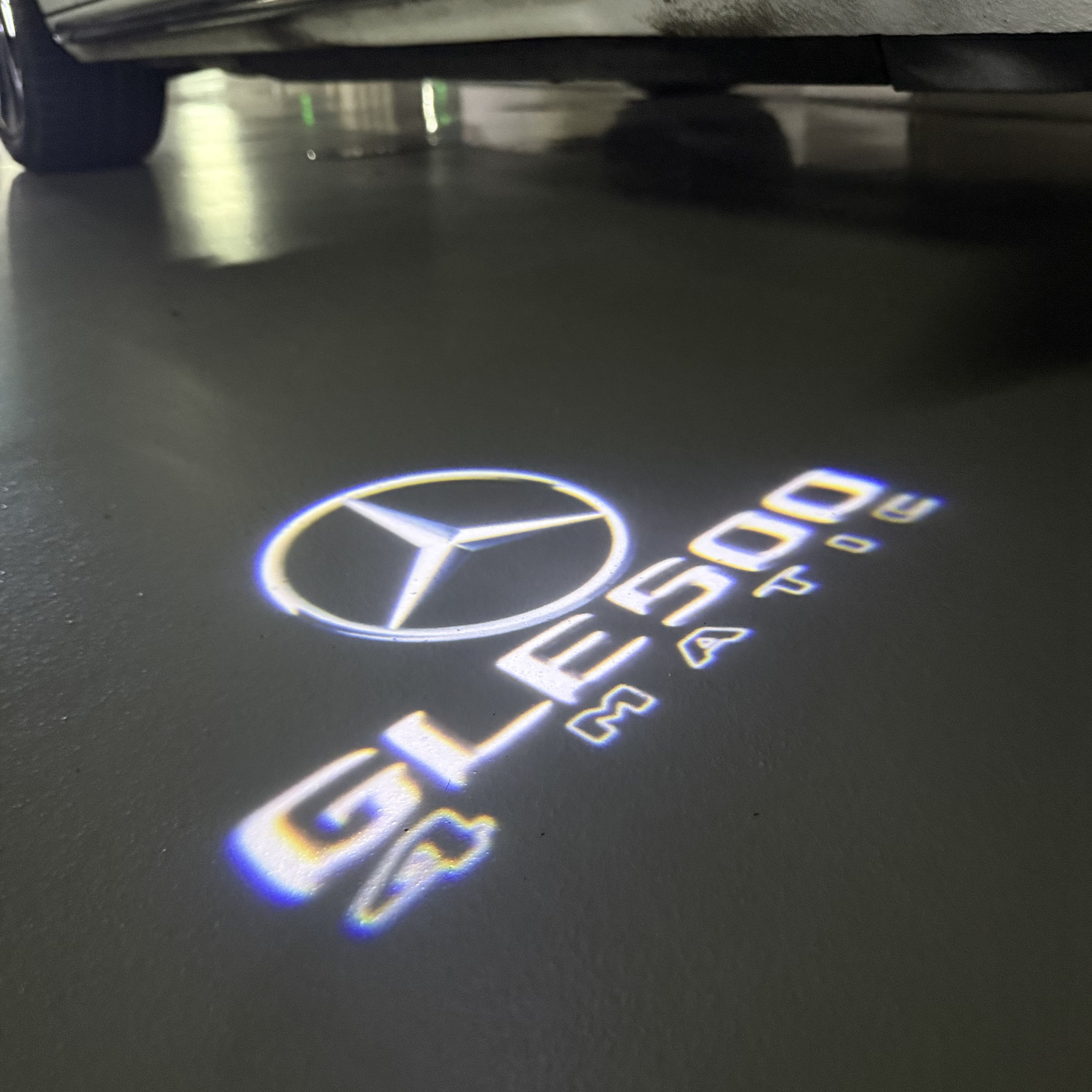 LUCI PROIETTORI LOGO MERCEDES BENZ Nr.03 (quantità 1 = 1 set / 2 luci porta)