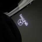 أضواء بروجكتور شعار MERCEDES BENZ رقم 03 (الكمية 1 = 1 مجموعة / 2 أضواء باب)