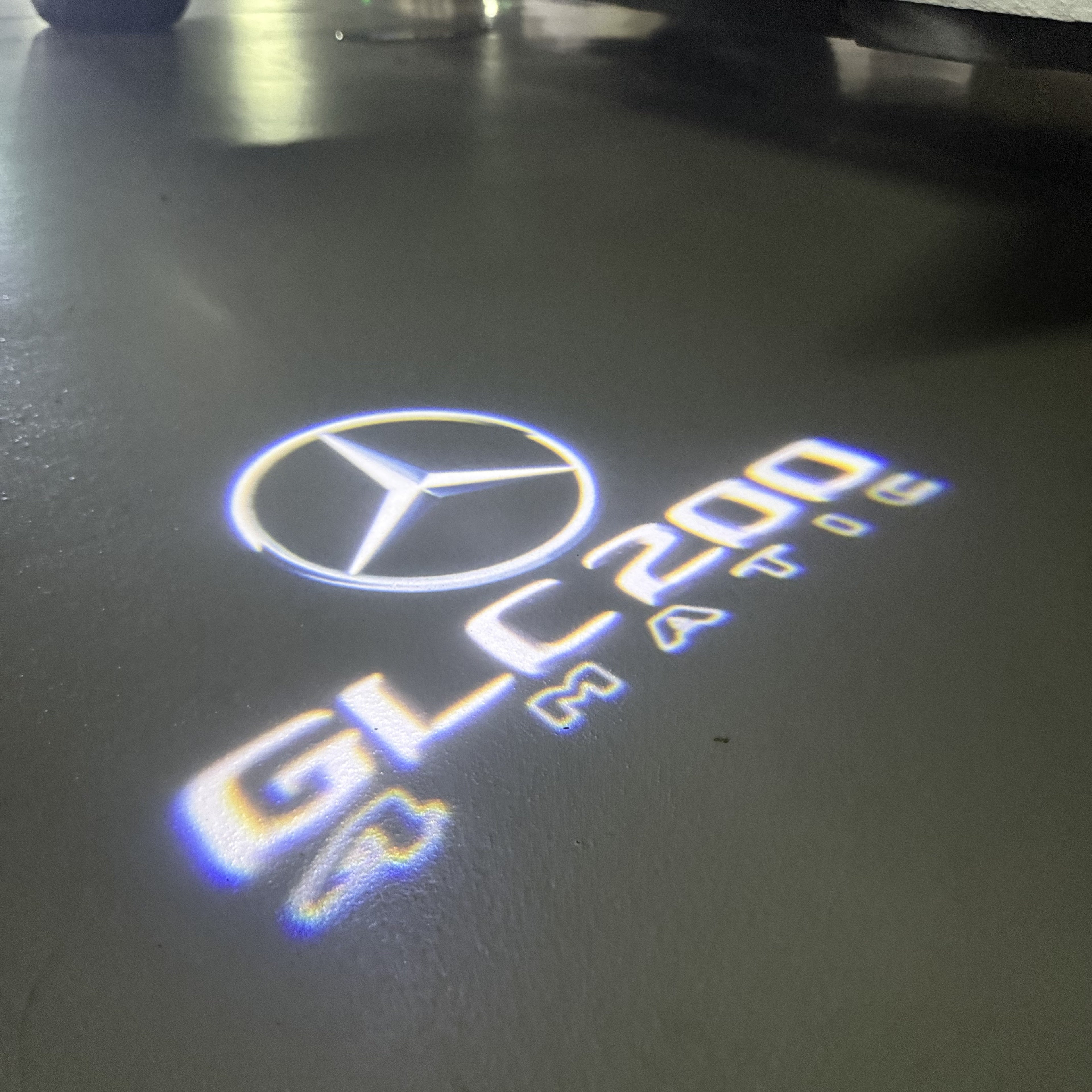 MERCEDES BENZ LOGO PROJECTOT LIGHTS Nr.03 (Menge 1 = 1 Sätze/2 Türleuchten)