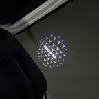 LUCI PROIETTORI LOGO MERCEDES BENZ Nr.03 (quantità 1 = 1 set / 2 luci porta)