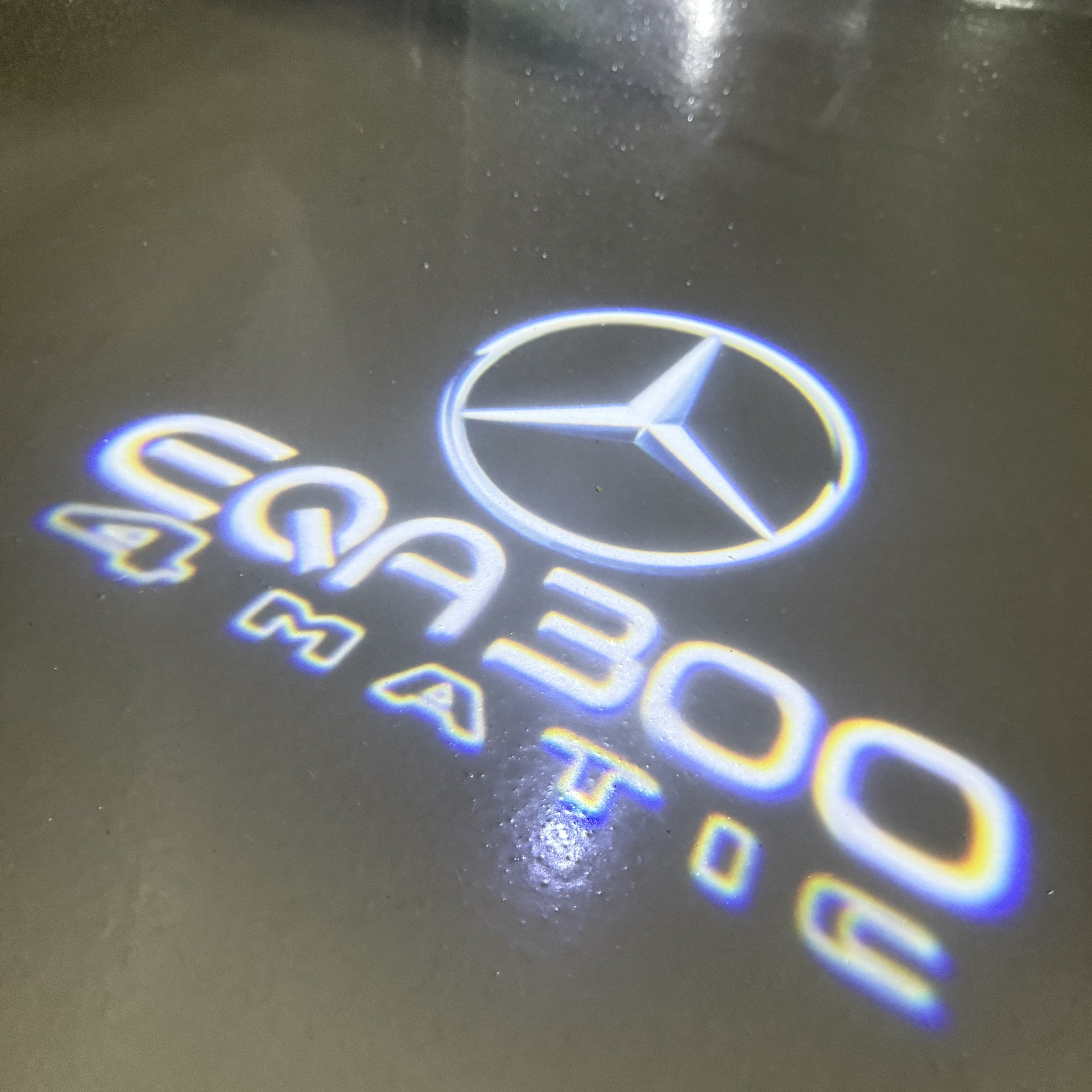 أضواء بروجكتور شعار MERCEDES BENZ رقم 03 (الكمية 1 = 1 مجموعة / 2 أضواء باب)
