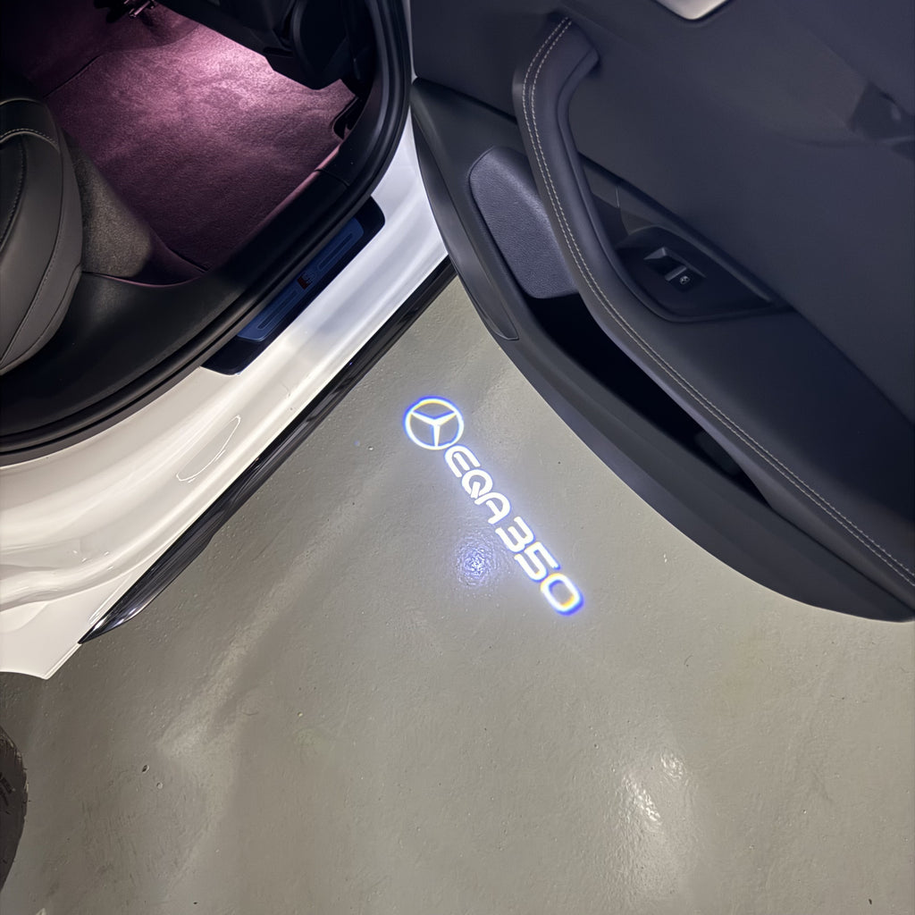 MERCEDES BENZ LOGO PROJECTOT LIGHTS Nr.03 (cantidad 1 = 1 juego/2 luces de puerta)