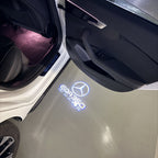 أضواء بروجكتور شعار MERCEDES BENZ رقم 03 (الكمية 1 = 1 مجموعة / 2 أضواء باب)