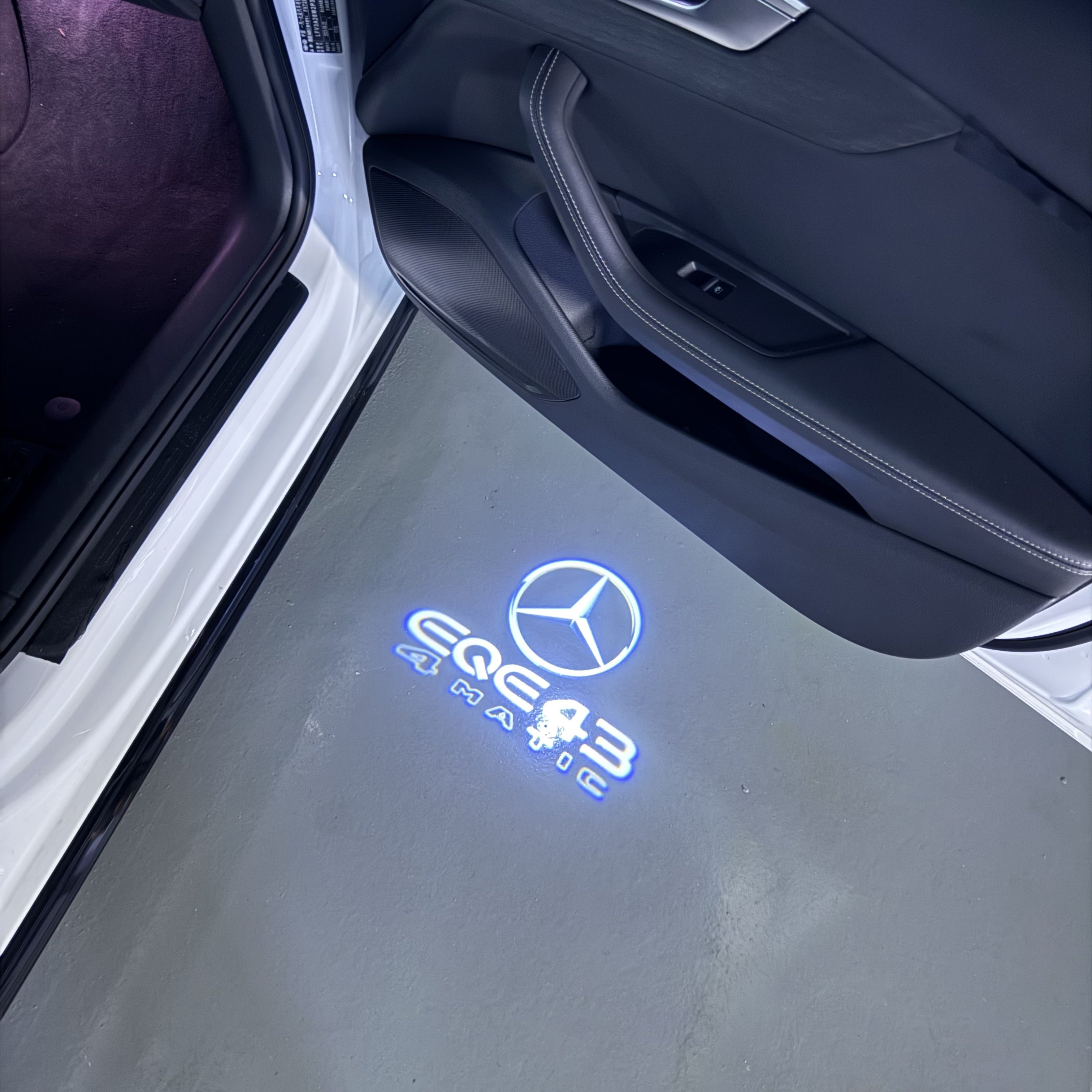 أضواء بروجكتور شعار MERCEDES BENZ رقم 03 (الكمية 1 = 1 مجموعة / 2 أضواء باب)