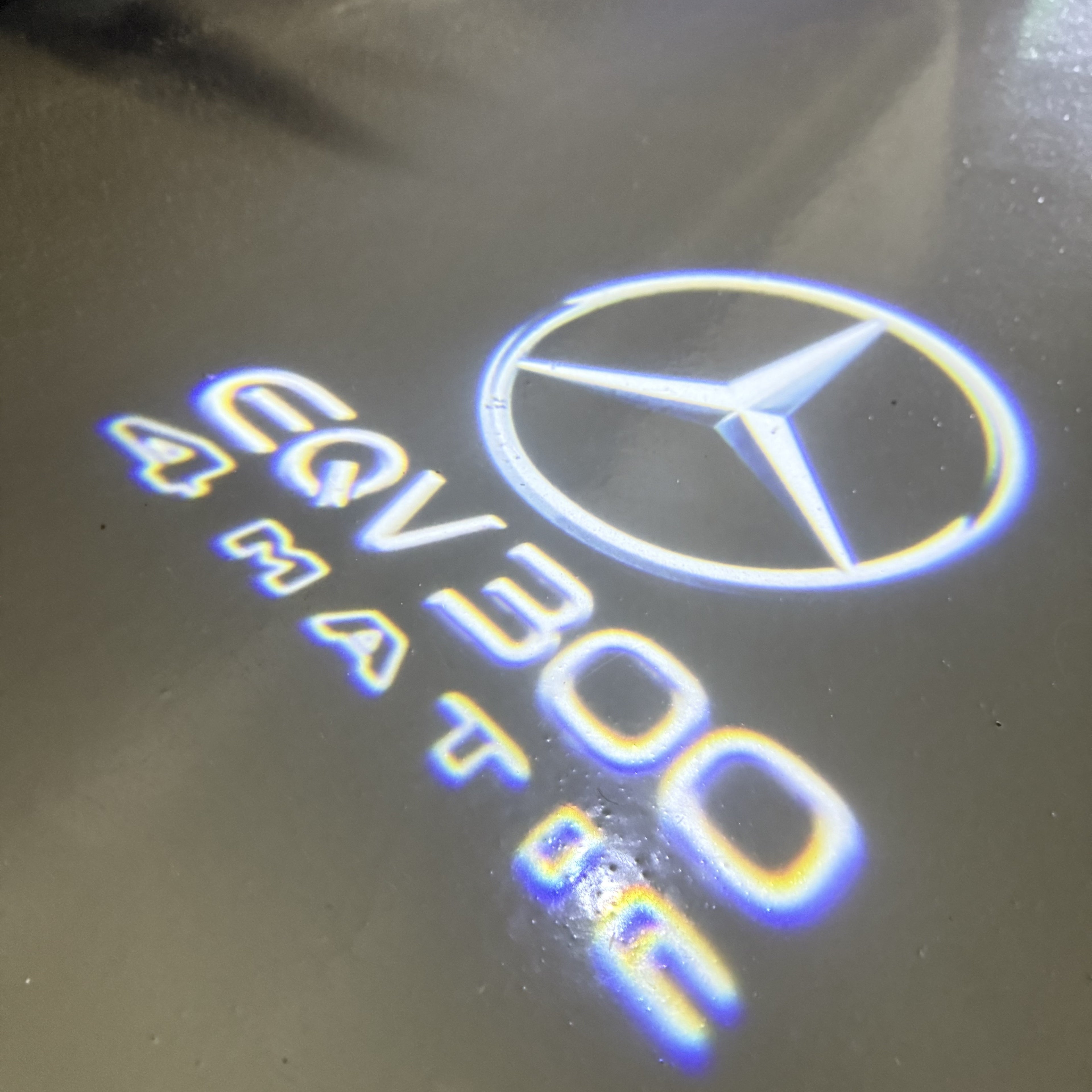 MERCEDES BENZ EQV 300 LOGO PROJECTOT LIGHTS  (quantity 1 = 1 sets/2 door lights)Nr.03f020