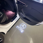 LUCI PROIETTORI LOGO MERCEDES BENZ Nr.03 (quantità 1 = 1 set / 2 luci porta)