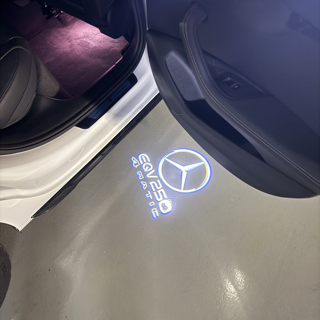 MERCEDES BENZ EQV 250 LOGO PROJECTOT LIGHTS  (quantity 1 = 1 sets/2 door lights)Nr.03f018