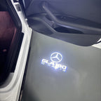 LUCI PROIETTORI LOGO MERCEDES BENZ Nr.03 (quantità 1 = 1 set / 2 luci porta)