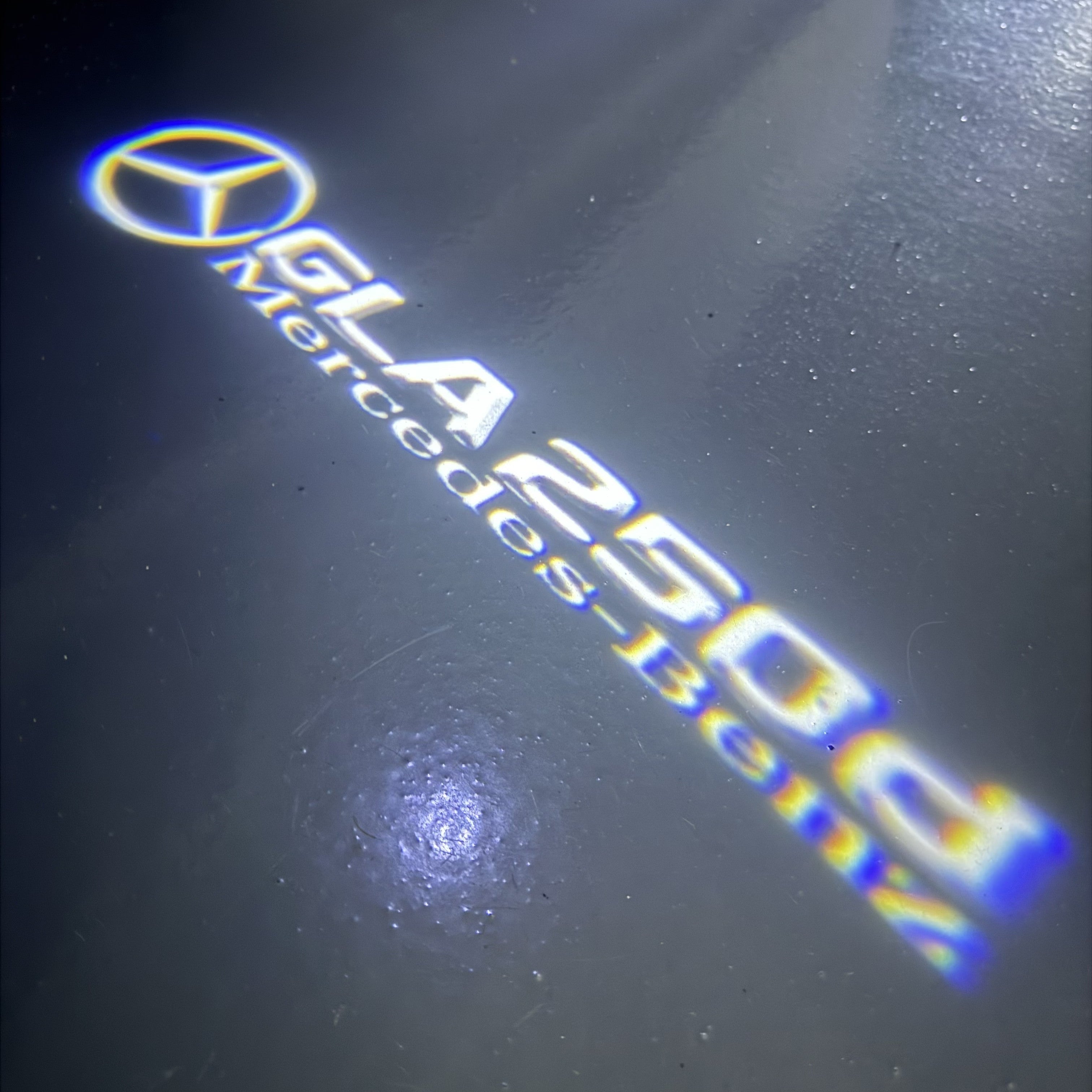 MERCEDES BENZ LOGO PROJECTOT LIGHTS Nr.03 (Menge 1 = 1 Sätze/2 Türleuchten)