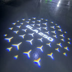 LUCI PROIETTORI LOGO MERCEDES BENZ Nr.03 (quantità 1 = 1 set / 2 luci porta)