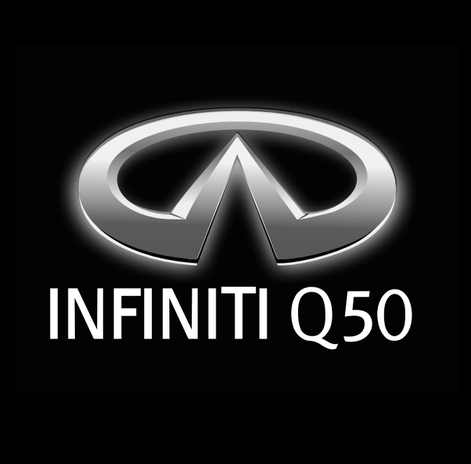 INFINTI Q50 LOGO PROJECROTR أضواء Nr.59 (الكمية 1 = 1 مجموعات / 2 أضواء الباب)