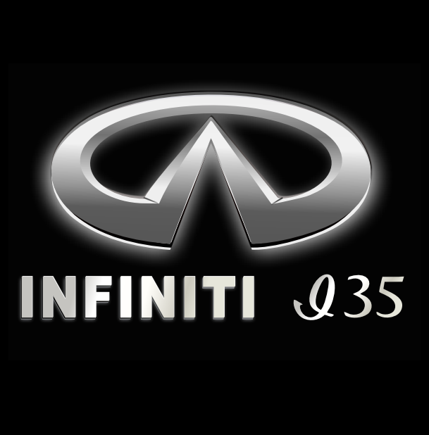 INFINTI Q35 LOGO PROJECROTR LIGHTS Nr.83 (Menge 1 = 1 Sets/2 Türleuchten)