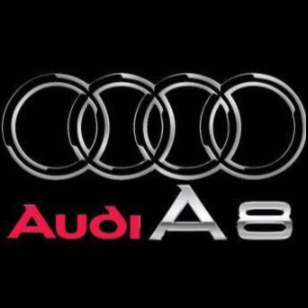 AUDI LOGO PROJECTOT LIGHTS Nr.46 (quantità 1 = 2 Logo Film /2 porta luci)