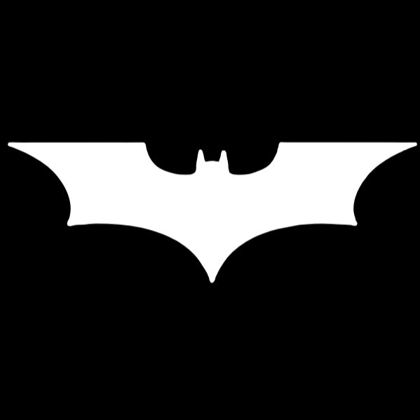Batman Logo door lights Nr.207 (quantity 1 = 2 Logo Films /2 door lights）DC Heroes Logo