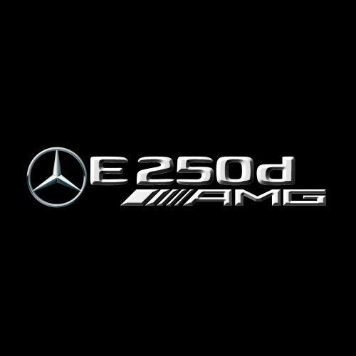 أضواء بروجكتور شعار MERCEDES BENZ رقم 03 (الكمية 1 = 1 مجموعة / 2 أضواء باب)